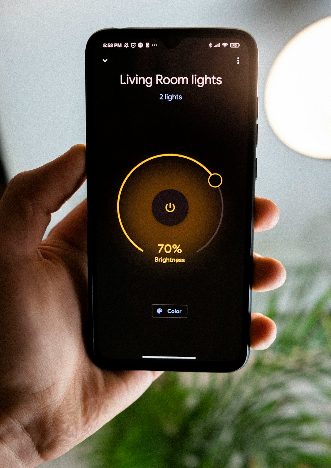 Smart Home System in Living Room